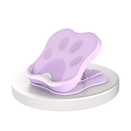 predolo Calf Stretching Board Foldable Adjustable Calf Stretcher Incline Board Fitness Pedal Equipment Anti Slip Portable Material Suitable for Office Indoor, Violet