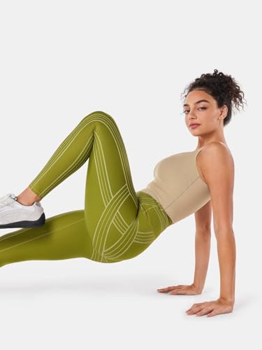 Fanka Powerband Resistance Leggings for Women,High Compression Workout Leggings with Built-in Resistance Bands