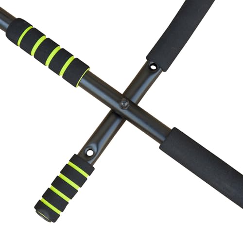 Wall Mounted Pull Up Bar Exercise Chin Bar Portable Dip Bars Multifunctional Strength Training For Indoors Home Gym Fitness Exercise Black One size