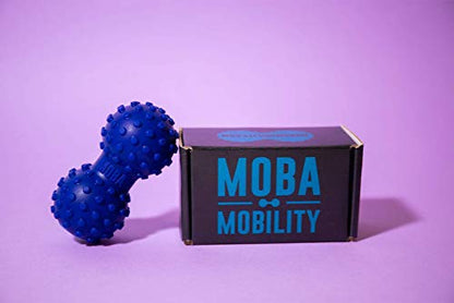 Moba Mobility Tool - Deep Tissue Massaging Vibrating Peanut - Fitness and Sports Recovery, Mobility, and Therapy Tool. Cordless, Rechargeable, 150 Min of Run Time with 3 Intensity Levels