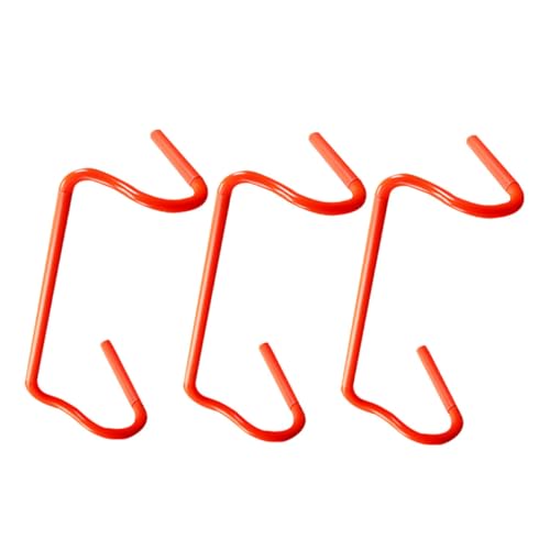 3pcs Detachable Agility Speed Training Hurdles PVC Portable Sports Equipment for Soccer Basketball Football Drills and Athlete Fitness