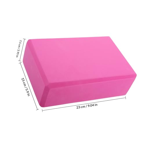 Veemoon 2pcs Non-slip Eva High-density Yoga Blocks for Stability and Balance, Lightweight Foam Bricks for Pilates, Stretching, and Yoga Training, Suitable for Adults