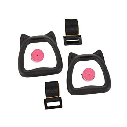 Adjustable Gymnastics Rings Set for Kids Sturdy Fitness Supply with Straps Indoor Pull-Up Exercise Equipment