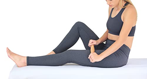 Body Back Wooden Foot Roller, Foot Massager for Plantar Fasciitis, for Stress Relief Support and Relaxation Through Smooth Fasciitis Roller Circulation Foot Pain Acupressure, 2 Pack - style: 2-Pack