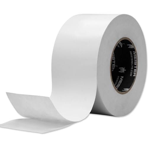Meister Double-Sided XL Floor Mat Tape - Secures Exercise Mats & Rugs in Place - 3in x 30yd
