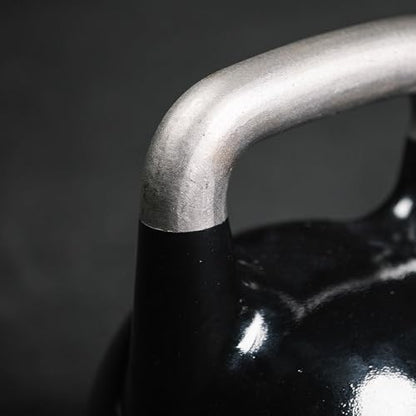 Titan Fitness Adjustable Competition Kettlebell, 12-32 KG, Ergonomic Smooth Grip Handle, Flat Base for Floor Exercises, Strength Training Kettlebells for Home Gym