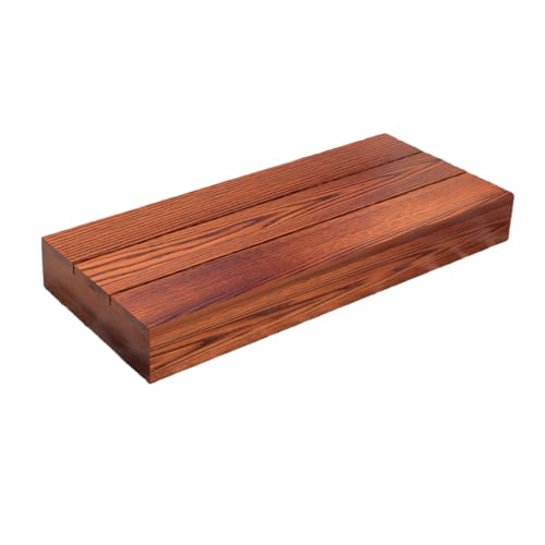 Step Bed Platform for Adults and the Elderly, Solid Wood Mobility Stepping Stools, Non-Slip Prefab Porch Steps for Outdoor Use(60 * 30 * 11.5cm)