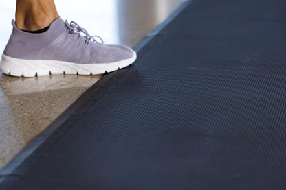 Interlocking Floor Tile Trim Pieces - Beveled Edges and Corners - Durable ½ in TPE (Rubber Like, NOT Foam, no Odor) - 10 Edges and 4 Corners - Made in USA