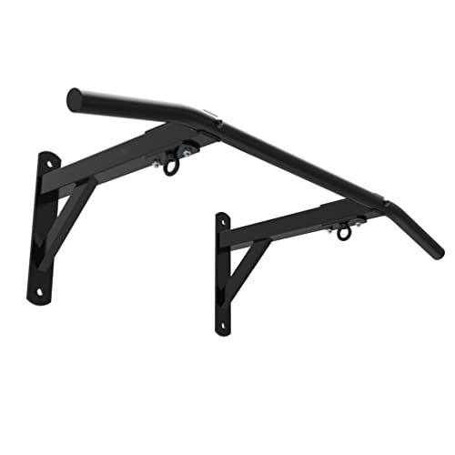 Wall-Mounted Pull Up Bar， for Home Gym Workout Training Heavy Duty Fitness Bar， Home Fitness System with Grommets， 661 lbs，