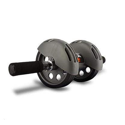 Automatic Rebound Dual Wheel Ab Roller with Kneeling Pad Exercise Wheel for Core Workout Smooth Wear Resistant Design Low Noise Abdominal Training Equipment for Home and Gym