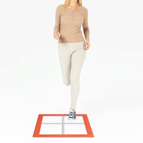 Square Training Equipment Folding Flexibility Agility Ladder Trainer Equipment Speed Training Fitness Ladder for Outdoor Indoor Home for Women Men