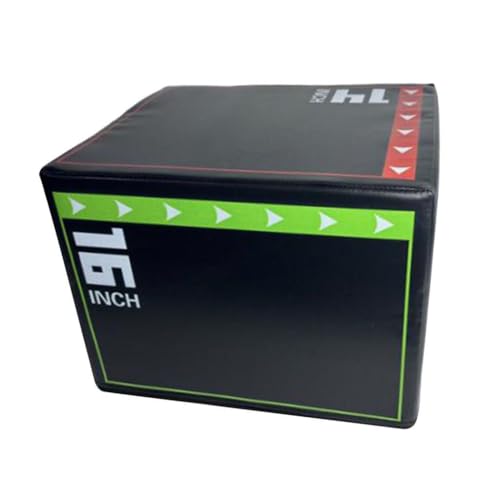 Jump Box Plyometric Platform Exercise Step Box Agility Conditioning Box Anti Slip Foam Sponge Material Suitable for Women Children Home Gym Training, 40cmx30cmx35cm