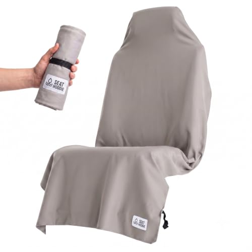 Microfiber Towel Seat Cover (Light Grey) - color: Light Grey