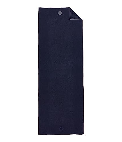 Manduka Yogitoes Hot Yoga Mat Towel - 71" | Moisture Activated Grip | Patented Silicone Nubs | Highly Absorbent, Durable & Easy Care | Made from Recycled Materials | 71 x 24 Inches | Midnight - color: Midnight, size: 71" x 24"