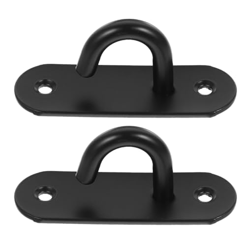 Resistance Bands Wall Anchor with Stainless Steel Hooks, 2pcs Heavy Duty Exercise Strap Mount for Yoga, Gym, and Strength Training at Home Or Ceiling