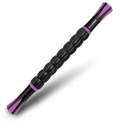 Post Liposuction Massager Stick, Lymphatic Drainage Massager, Post Lipo Surgery, Quality Material, Ridges & Grooves, Post-Op Recovery, Leg Cramps, Ideal Liposuction Recovery Supplies, Luxadar (Purple)