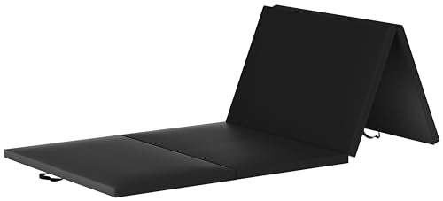 BalanceFrom All Purpose Extra Thick High Density Anti Tear Gymnastics Gym Folding Exercise Aerobics Mats
