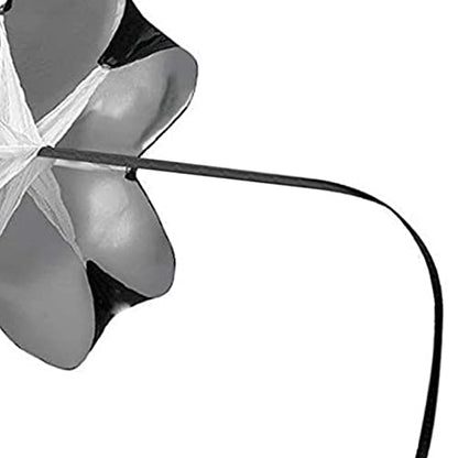 Speed Resistance Parachute, Adjustable Waist Strap 360 Degree Rotation Coated Mesh Cloth for Acceleration Training, with Lightweight Portable Design for Running Football Basketball