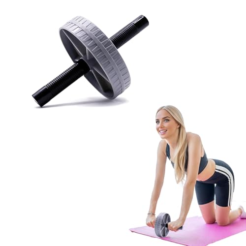 Ab Wheel Roller, Fitness Roller, Abs Workout Roller, Core Exercise Roller, Abs Workout Equipment for Abdominal & Core Strength Training, Automatic Rebound Abdominal Muscle Wheel for Men Women
