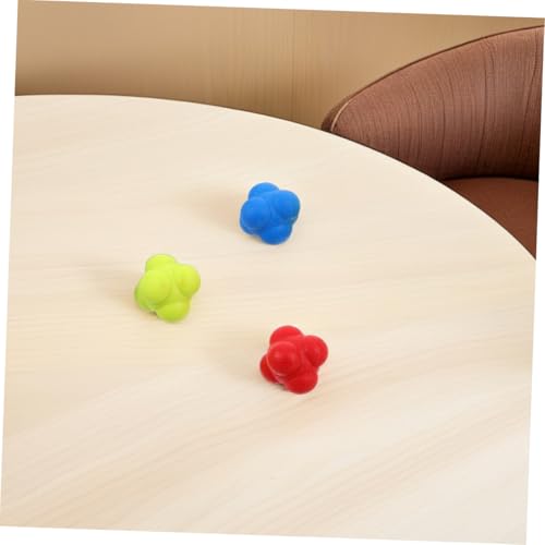 SUPVOX 6pcs Smart Reaction Ball Hexagon Training Ball Eye Coordination Game Hockey Training Equipment Improve Reflexes