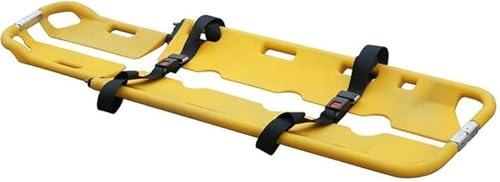 Adjustable Spine Board Stretcher with Safe Str, 350 lbs Capaci, 63" to 80" Folding Board for First Responders & Emerncy Services