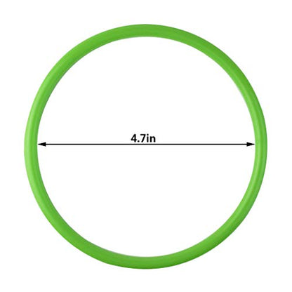 24 Pcs Multicolor Plastic Toss Rings Kids Ring Toss Game Carnival Rings for Speed and Agility Practice Games, Garden Backyard Outdoor Games, Bridal Shower Game, Game Booth
