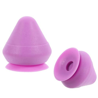 Beavorty 1Pcs Mountable Massage Ball Trigger Point Cone Massage Ball with Suction Cup Massager Wall Ball Massager Deep Tissue Massage Tool for Back Foot Neck Plantar Fasciiti-s Purple