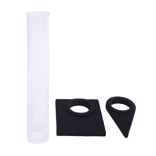 Drfeify Billiard Stroke Trainer, Acrylic Transparent Tube with 2 Adjusters for High Medium Low Strokes Aiming Practice Tool Pool Cue Training Aid