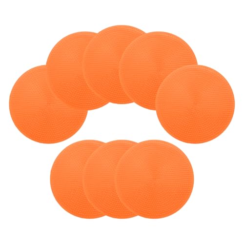 Spot Markers for Agility Dot, Non-Slip Poly Spots Floor Dots Flat Field Soccer Training Equipment for Sports - color: Colorful