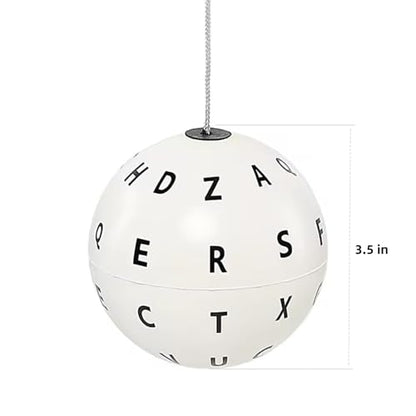 Marsden Ball for Visual Tracking & Focus – Adjustable Letter Ball on a String with Ceiling Hooks & Guide – Home Vision Training Tool for Hand Eye Coordination & Reflex Development