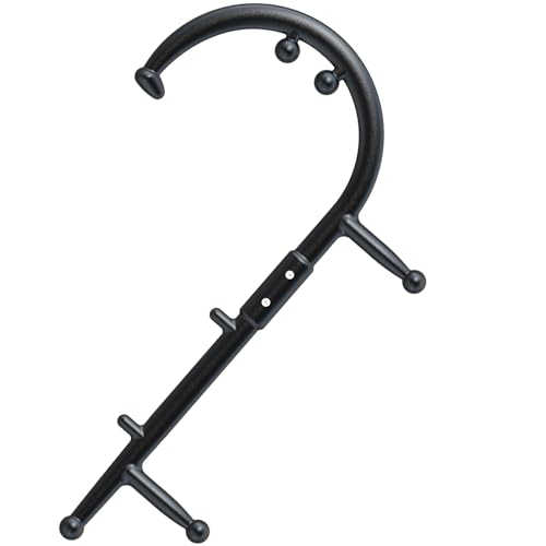 Detachable Trigger Point Massage Cane – Manual Back & Shoulder Hook Massager for Pain Relief, Deep Tissue Self Massage Tool for Muscle Knots in Neck, Back, Legs & Feet