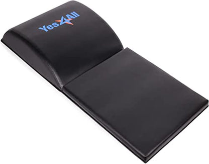 Yes4All Abdominal Exercise Pads, Foldable Ab Workout Equipment for Home Gym Core Training & Back Stretching, Sit Up Mat for Floor Exercises