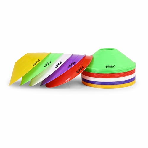 Disc Cones Set |Space Marker| - Soccer Cones for Training, Football, Kids, Sports, Field Cone MarkersPro Disc Cones Set |Space Marker| - footbal field cone marker