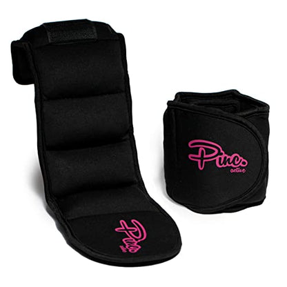 Ankle Weights Set - 0.5lb, 1lb, 2lbs, 3lbs, 4lbs, 5lbs, 8lbs and Adjustable Sets - for Women, Men and Kids - color: Black, style: 3lbs each (6lbs pair)