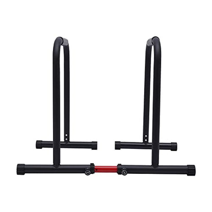 Functional Heavy Duty Dip Stands, Adjustable Parallel Bars for Home Workout, Parallel Bars Workout Exercise Equalizer Bars Fitness, 440LBS Load Capacity