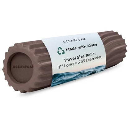 Oceanfoam Ripple Roller - Small Foam Roller for Physical Therapy (Espresso) - color: Espresso