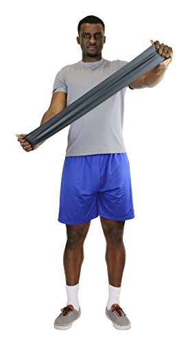 CanDo Latex-Free Exercise Band 6 Yard Roll - color: Black, size: X-Heavy Resistance, 6 yards
