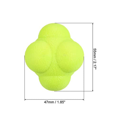 PATIKIL Bounce Reaction Balls, Coordination Ball Agility & Speed Reflex Training Game Sports Ball TPR High Difficulty for Baseball Soccer Softball Basketball