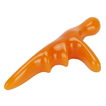 T Bar Resin Acupressure Massage Stick - Trigger Point & Deep Tissue Relief Tool - Portable Muscle Relaxation for Neck, Back, Stiffness, & Fatigue Relief