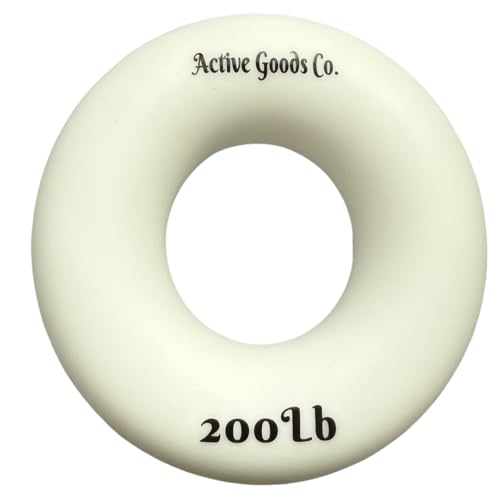 Hand Exerciser - PROFESSIONAL GRADE, Set or Single, Different Sizes. Visit to see more! Bague classique en silicone parfaite pour améliorer la force, la puissance et la vitesse dans les poignets. - size: 20 Single Ring - 3.8 in - 200 lb