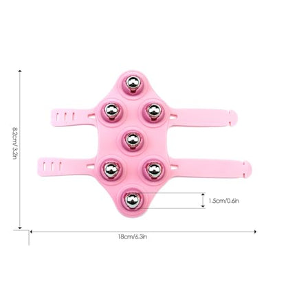 Massage Ball Roller, Hand Held Massager, Trigger Point Ball, Back & Foot Massager - Pink - color: Pink