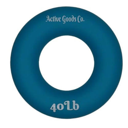 Hand Exerciser - PROFESSIONAL GRADE, Set or Single, Different Sizes. Visit to see more! Bague classique en silicone parfaite pour améliorer la force, la puissance et la vitesse dans les poignets. - size: 12.5 Single Ring - 2.5 in - 40 lb
