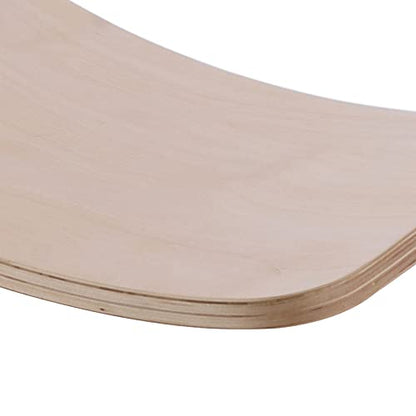 Wooden Toys, Multifunctional Wooden Balance Board Training Curved Rocker Board Fitness Accessory