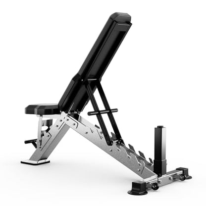 Adjustable Weight Bench for Home Gym Strength Training，Flat/Incline Full Body Workout, Press 2.2" Thick Pad， MAX 2500LBS Heavy Duty
