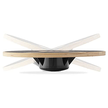 Philosophy Gym Wobble Board - Round Wooden Balance Board - Exercise Balance Trainer