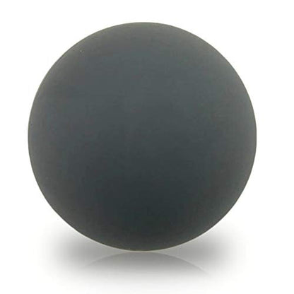 Premium Lacrosse Trigger Point Massage Balls for Myofascial Release, Plantar Fasciitis Foot Roller Therapy, Muscle Knots, Yoga Therapy, Exercise & Recovery (Gray) - color: Gray