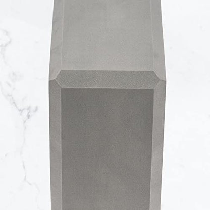 MYGA Yoga Block,Lightweight EVA Foam Yoga Brick,High Density Non-Slip Block for Yoga Poses, Pilates, Balance and Flexibility - color: Grey