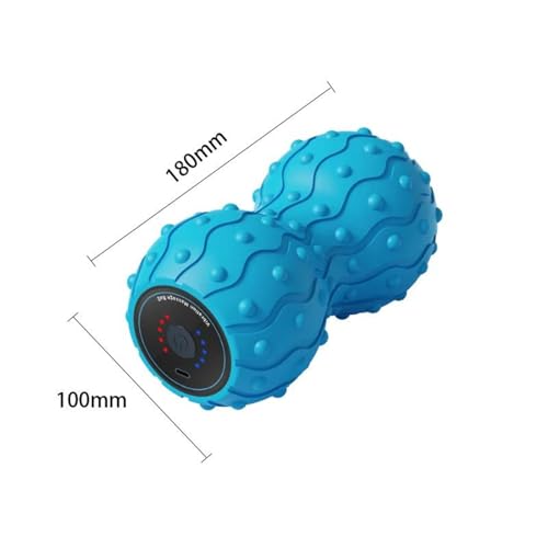 Rechargeable Vibrating Peanut Massage Ball – 5‑Gear Portable Foam Roller for Deep Tissue, Muscle Recovery, Yoga, Mobility & Full‑Body Relaxation,D - color: D