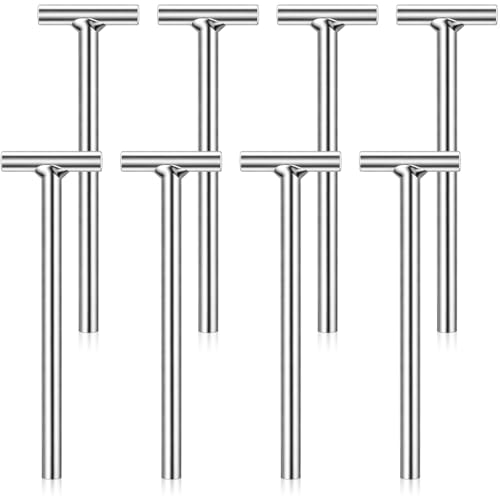 8 Pack Fitness Band Pegs Mount for Power Rack Exercise Bands & Suspension Straps Versatile Accessory for Resistance Band Training and Space Saving Power Racks