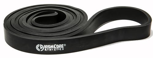Pull Up Assistance Bands - Commercial Gym Quality 41" Loop Exercise Pull-Up Bands - 4 Different Resistance Levels to Choose from - color: Single #3 Black - 25-65 lb